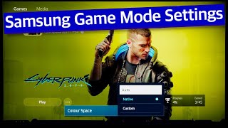 Samsung TV Best Game Mode Settings for PS5 amp Xbox Series X 4K120Hz Gaming [upl. by Lainahtan]