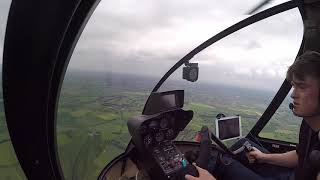 Practice Zero Speed Autorotation in the Robinson R44 helicopter [upl. by Jegar752]