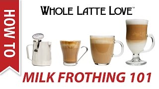 Milk Frothing for Beginners [upl. by Marion]