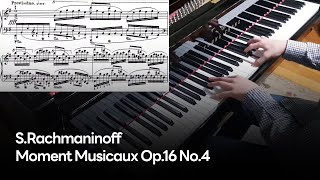 SRachmaninoff  Moment Musicaux Op16 No4 [upl. by Durham551]