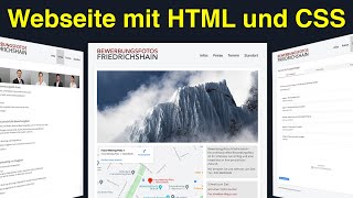 HTML und CSS Tutorial für Anfänger  Eigene Webseite erstellen [upl. by Petuu811]