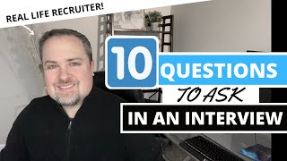 10 Questions to Ask The Interviewer In Your Job Interview Interview Prep Tips [upl. by Hsima110]