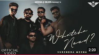 Ndee kundu  Whatcha need  Surendra Meena  New Haryanavi song [upl. by Acsecnarf78]