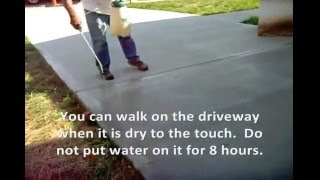 HowTo Seal a Concrete Driveway  SealGreencom  8009973873 [upl. by Herring355]