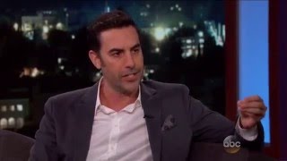 Sacha Baron Cohen says King Juliens accent was based on his Sri Lankan lawyer  Jimmy Kimmel Live [upl. by Hillegass]