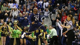 Arike Ogunbowale Game Winner Mississippi State vs Notre Dame [upl. by Silenay]