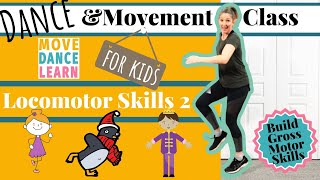 Locomotor Movement Dance Tutorial for Toddlers amp Kids  Skip Slide Walk  Build Gross Motor Skill [upl. by Pius]