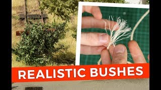 Modelling realistic bushes  model scenery tutorial 2 [upl. by Dalis]