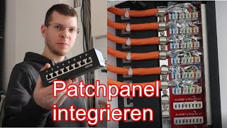 Patchpanel verkabeln ElektroM [upl. by Atwekk]