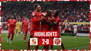 Match Highlights Swindon Town vs Walsall [upl. by Yendic]