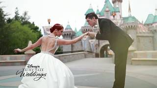 A Disneyland Wedding Dream Come True  Fairy Tale Dance [upl. by Nitza]