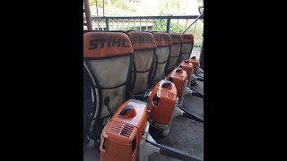 MOTORLU TIRPAN BUJİ KABLOSU DEĞİŞİMİ STIHL FR 450CHANGING TIME [upl. by Lodnar]