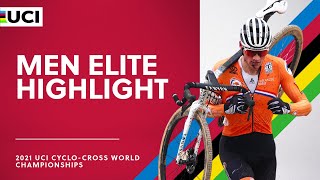 Men Elite Highlights  2021 UCI Cyclocross World Championships [upl. by Nowad565]