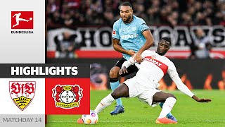 VfB Stuttgart  Bayer 04 Leverkusen 11  Highlights  Matchday 14 – Bundesliga 202324 [upl. by Elak]