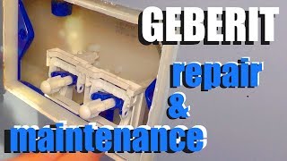 Geberit toilet repair and maintenance  How to [upl. by Refinaj]