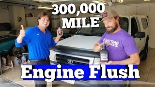 300000 Mile AMSOIL Engine Flush Oil Change [upl. by Aryaz]