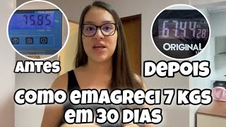 COMO EMAGRECER ATÉ 10 KGS EM 30 DIAS [upl. by Joashus]