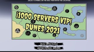 quot1000 Servidores VIP Dunesquot  Private Server Codes  Shindo Life 2 [upl. by Betteann]