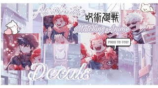 Jujutsu Kaisen Matching Icons Roblox Aesthetic Matching Decal Ids [upl. by Kreiker]