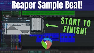 How to Make a CLEAN Sample Beat in Reaper Reaper Beat Tutorial [upl. by Kimberlyn]