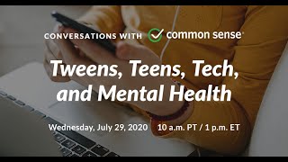 Tweens Teens Tech and Mental Health A Generation Coming of Age in Crisis [upl. by Enelyam]