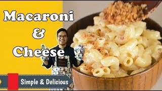 Resepi Macaroni amp Cheese Versi Khairulaming  Jom Masak [upl. by Yelnoc]