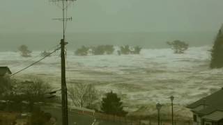 Tohoku Tsunami Strikes Sendai Japan 2011 [upl. by Lipinski]