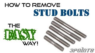 How To Remove Stud Bolts  The Easy Way [upl. by Eleaffar]