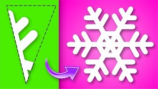 50 diferentes COPOS DE NIEVE  Recorta y Abre⭐ Así o más fácil  DIY ⭐ [upl. by Kumler]