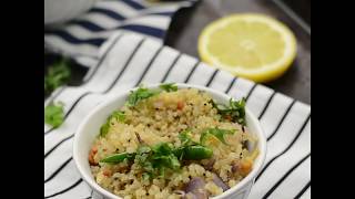 quinoa upma recipe [upl. by Nosidda521]