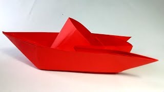 Como hacer un Barco de papel Origami  How to Make an Origami Paper Boat [upl. by Wells]