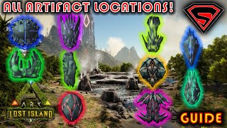 ARK LOST ISLAND ALL ARTIFACT LOCATIONS [upl. by Tammany]