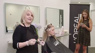 Hair Color How To Balayage with Majirel GLOW [upl. by Margalo]