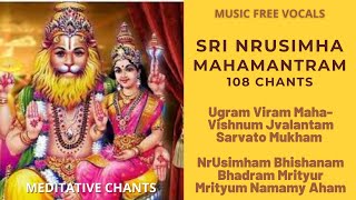 EXTREMELY POWERFUL SRI NARASIMHA MANTRA  श्री नृसिंह मंत्र  UGRAM VEERAM MAHA VISHNUM WITH LYRICS [upl. by Culberson]