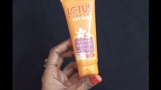 Lotus herbals safe sun UV screen matte gel spf 50 review in tamil [upl. by Mitchel]