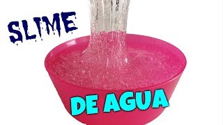 Haz SLIME DE AGUA Probando recetas de 💦Water Slime💦 [upl. by Yauq]