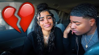 BREAK UP PRANK ON GIRLFRIEND SHE CRIED [upl. by Sipple]