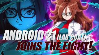 Dragon Ball FighterZ  Lab Coat Android 21 Reveal Trailer [upl. by Davis]