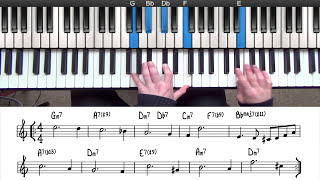 Rootless Voicings Finally Explained  Jazz Piano Lesson [upl. by Surazal]