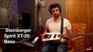 TEST Steinberger Spirit XT25 Standart Bass [upl. by Annayrb]