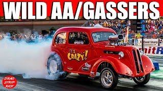 Ohio Outlaw AA Gassers Drag Racing Night Under Fire [upl. by Nos]