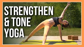 30 min Intermediate Vinyasa Yoga  Full Body Toning [upl. by Nisa]