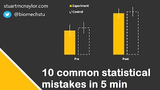 Ten Statistical Mistakes in 5 Min [upl. by Nealson]