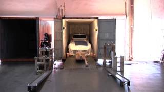 How to Ship Cars Overseas  Loading Cars in Shipping Container [upl. by Leahsim]