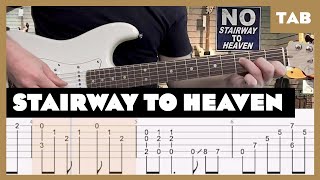 Led Zeppelin  Stairway to Heaven  Guitar Tab  Lesson  Cover  Tutorial [upl. by Anuahc958]