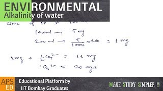 Alkalinity of Water  Solved Example  Environmental Engineering [upl. by Elkin847]