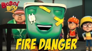 BoBoiBoy English S3EP16  Fire Danger [upl. by Cohbath200]