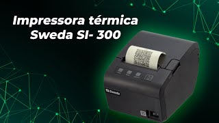 Impressora térmica Sweda SI300 Unboxing e instalação de drivers [upl. by Ynahteb]