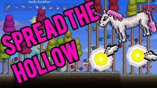 Terraria  How to spread the hallow in no time over your world [upl. by Lan]