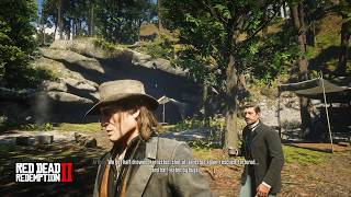 Trelawny Asks Arthur About Guarma  RDR2 [upl. by Ahsinuq956]